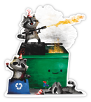 Sticker - Dumpster Fire-1