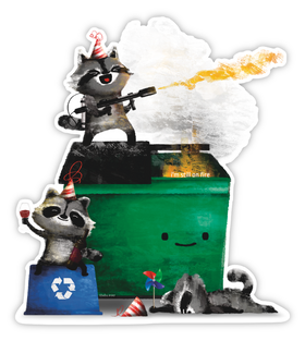 Sticker - Dumpster Fire