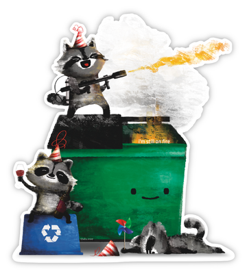 Sticker - Dumpster Fire