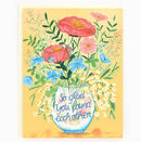 Wedding Vase Flowers Card-1