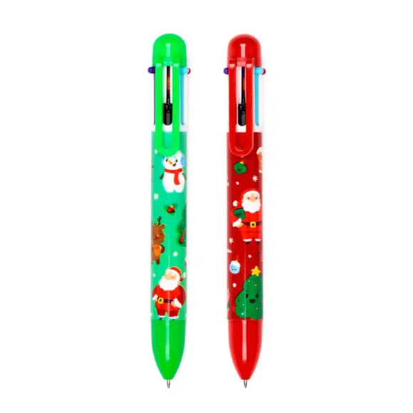 Jingle Bunch Christmas Multi Colour Pen (6 Colours)