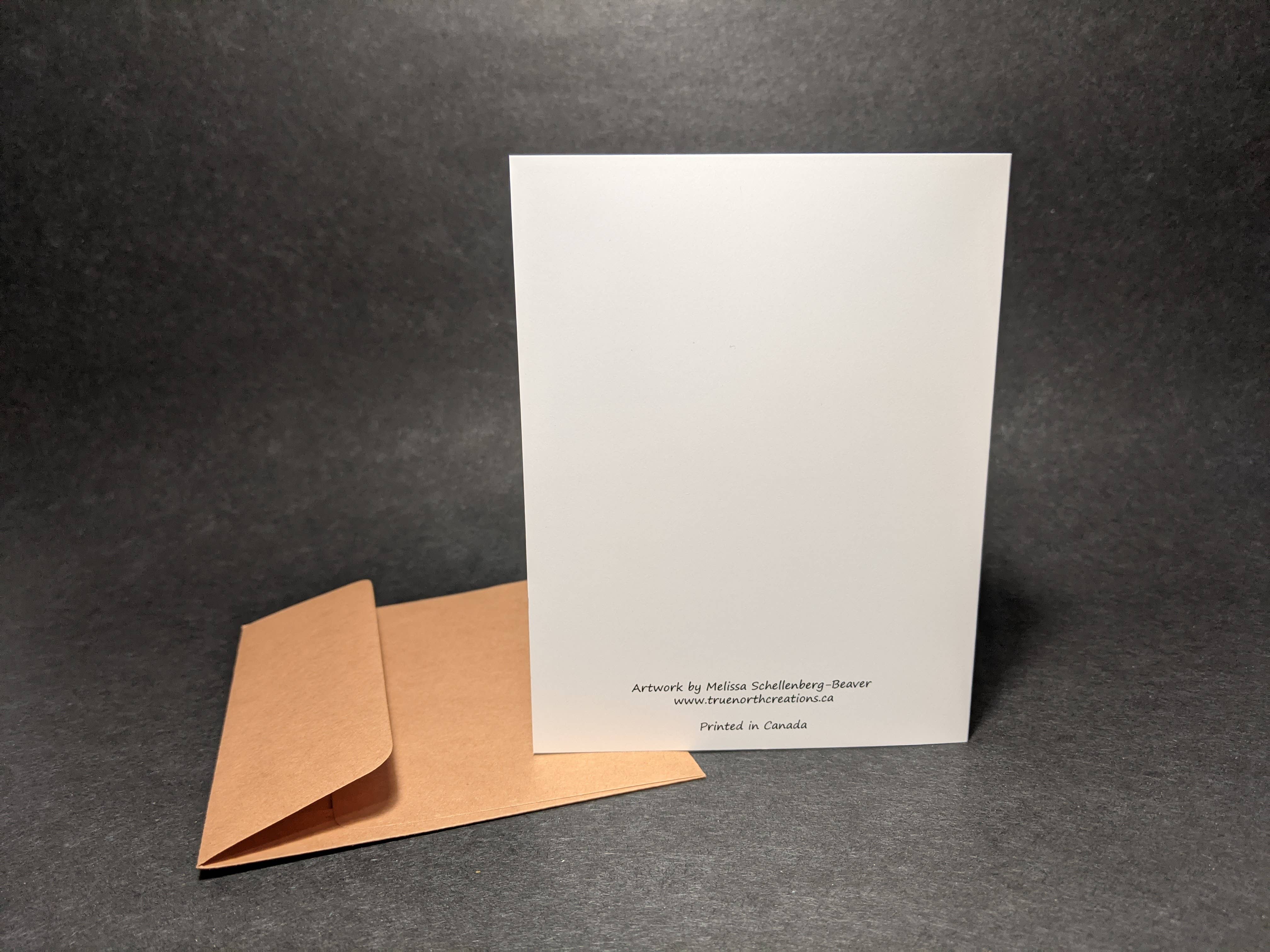 Canadian Animals Greeting Card