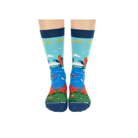 Toronto Scenic Skyline Crew Socks