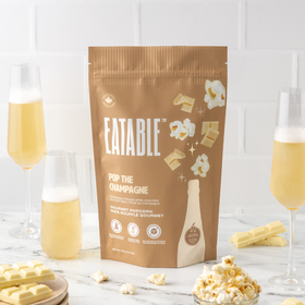 Pop the Champagne - Gourmet  White Chocolate Popcorn - 0