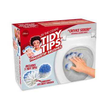 Prank Gift Box Tidy Tips - Unique Canadian handmade prank gift box for Tidy Tips fingertip brushes with playful packaging.