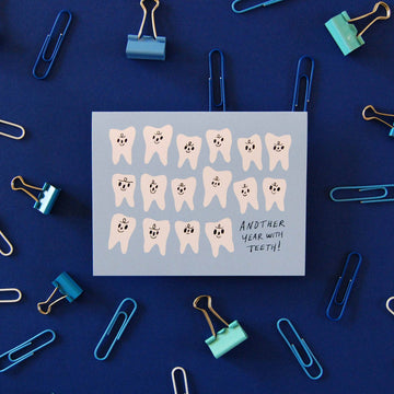 Toothy Birthday - Greeting Card - 0
