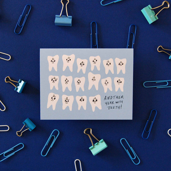Toothy Birthday - Greeting Card