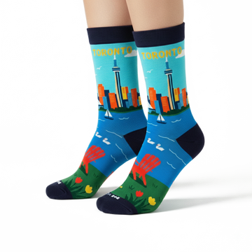 Toronto Scenic Skyline Crew Socks