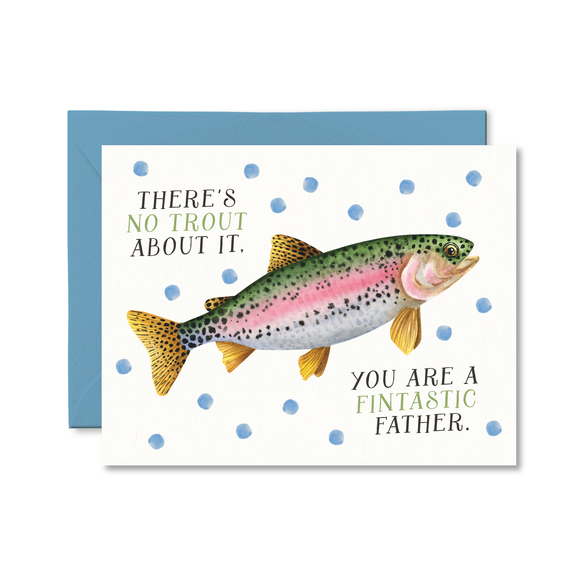 No Trout About It Fintastic Father Card