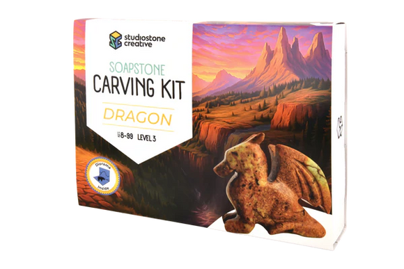 Dragon Soapstone Carving Kit