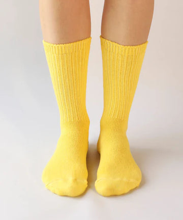 Buy dandelion Dyed Cotton Socks | Made in Canada | Various Colours