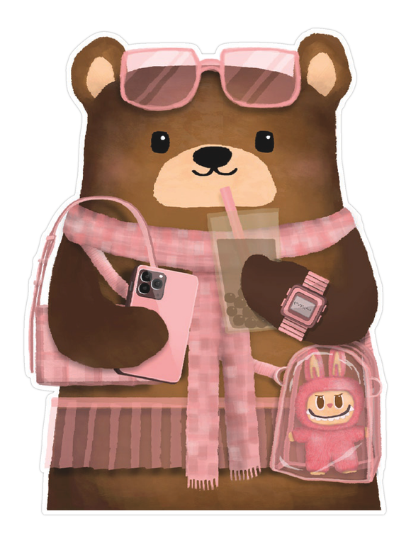 Sticker - Rosé Bear