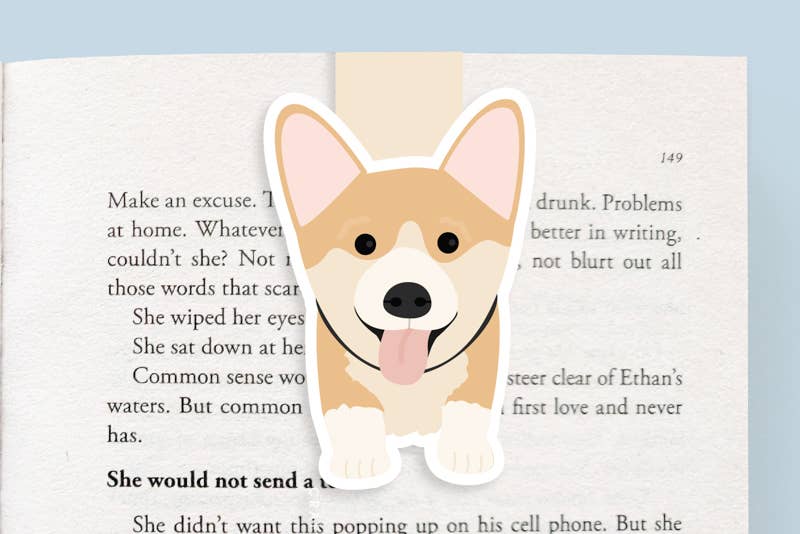 Corgi Dog Jumbo Magnetic Bookmark