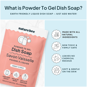 Sweet Citrus Dish Soap - Powder to Gel  - 0