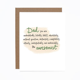 Father's Day Awesomest Card