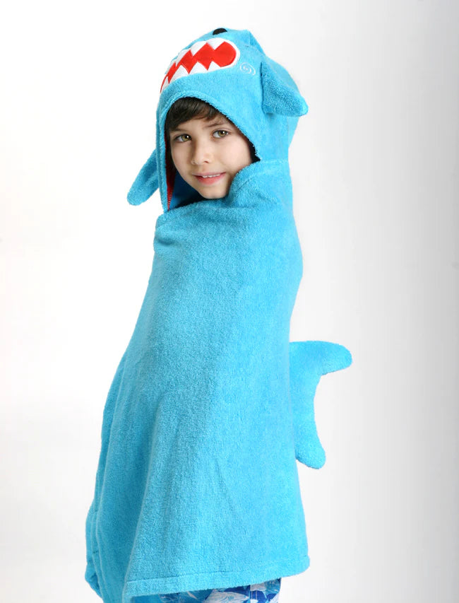 Terry Hooded Bath Towel - Sherman Shark