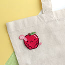 Worm in Apple Iron-On Patch-6
