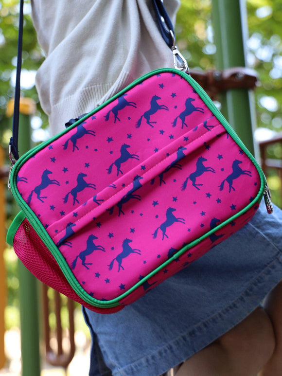 Yumbox Classic Lunch Bag – Insulated Equestrian-Inspired Tote with Vibrant Accents