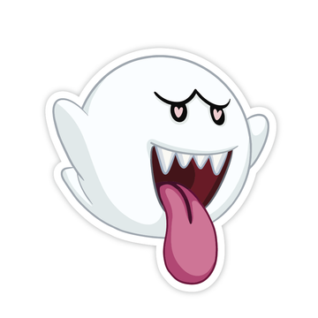 Super Retro Boo - Video Game Vinyl Sticker