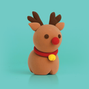 Reindeer Ornament Clay Crafting Kit-2