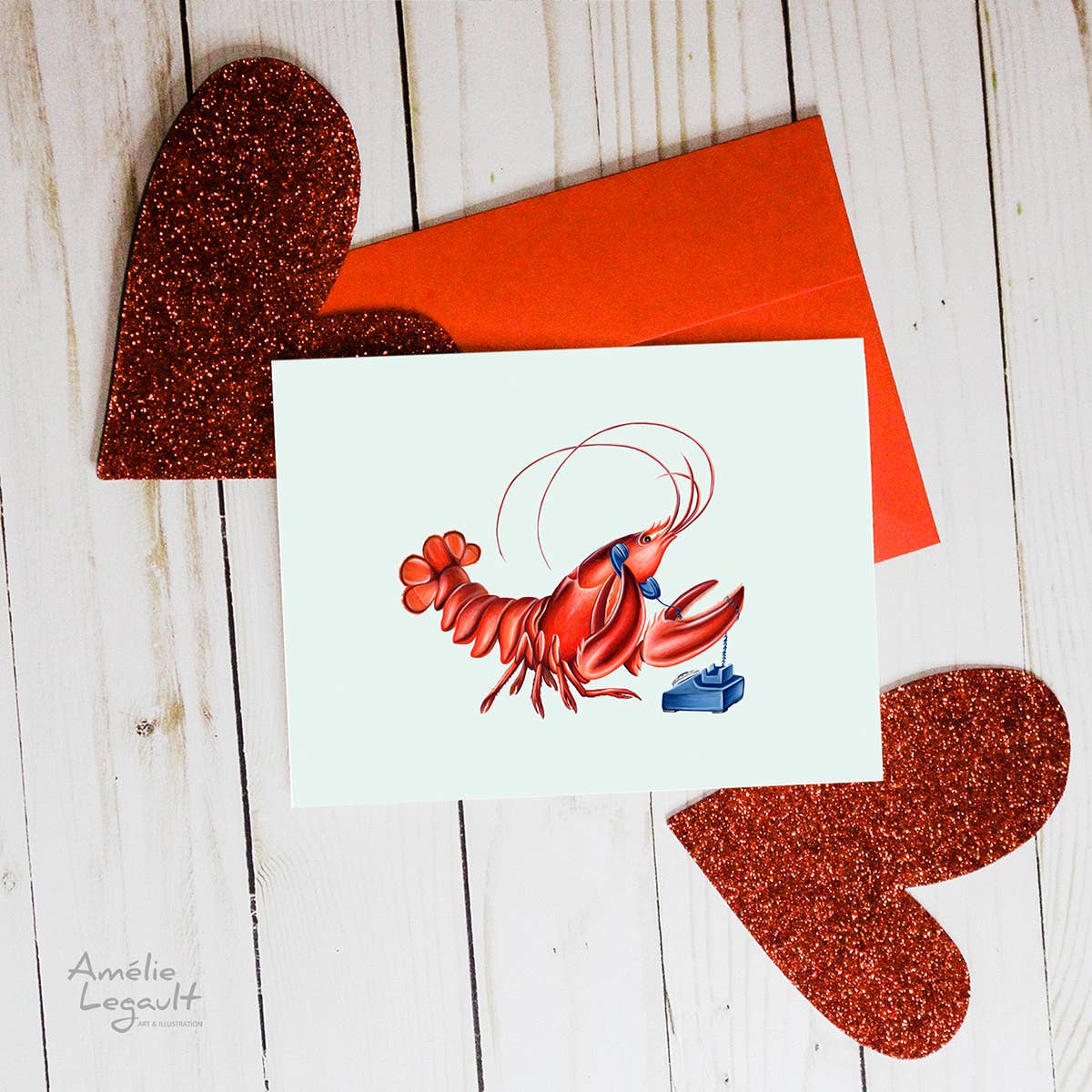 Lobster on the Phone Card