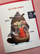 Greeting Card - Beaver Caesar Canada-3