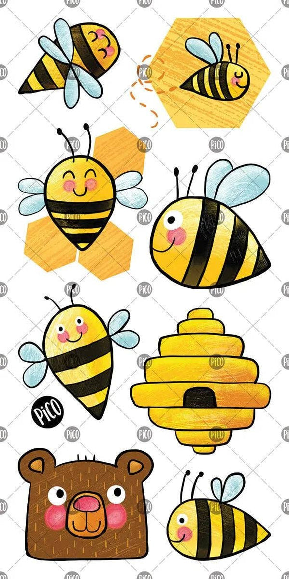 Worker Bees - Temporary Tattoos