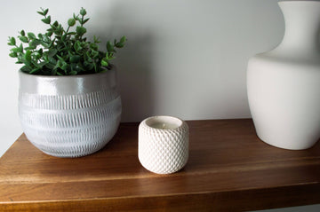 Lattice Vessel with Candle - 0