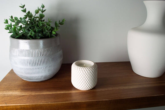 Lattice Vessel with Candle