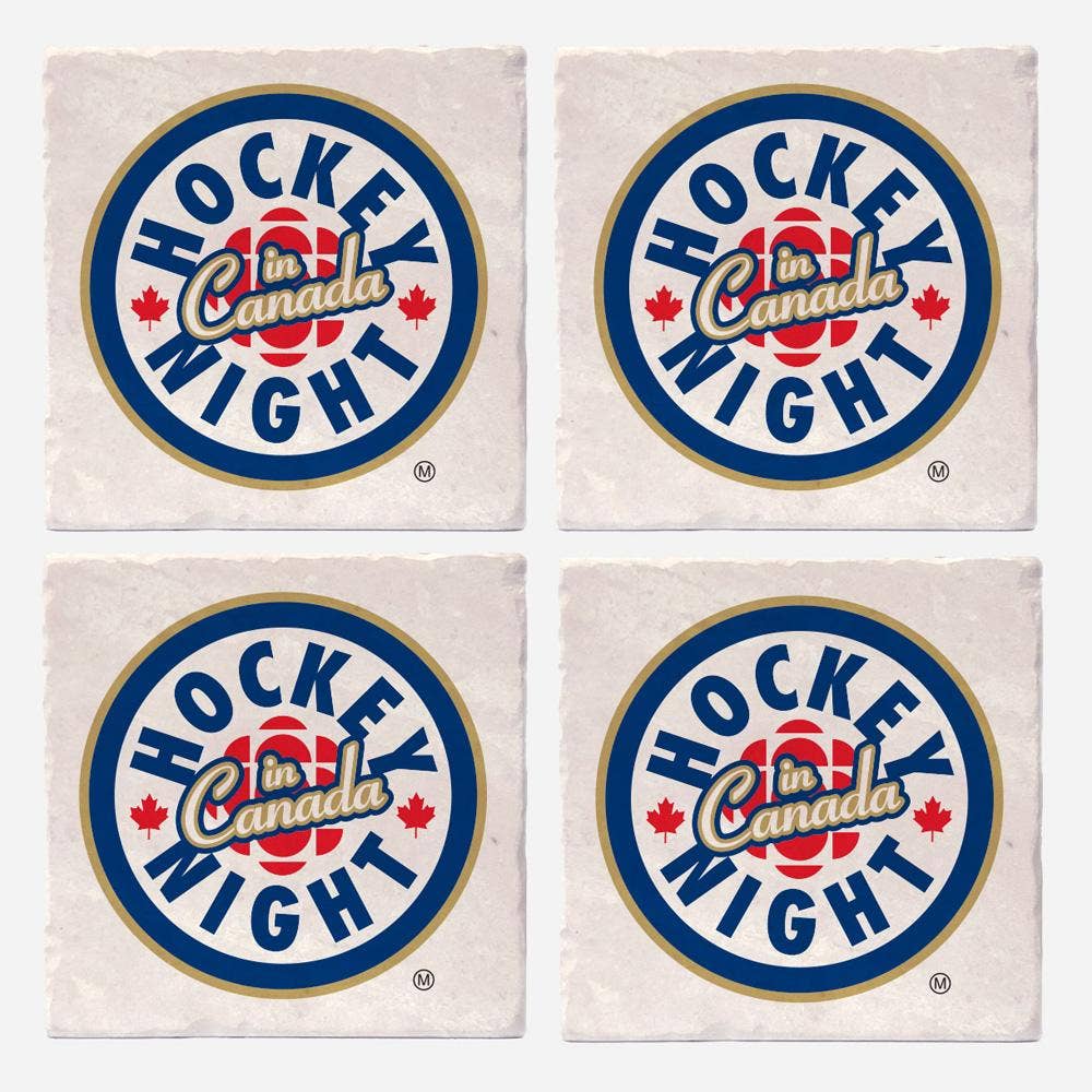 Hockey Night In Canada Current Logo Coasters - 0