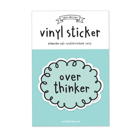 Overthinker Vinyl Sticker - 0