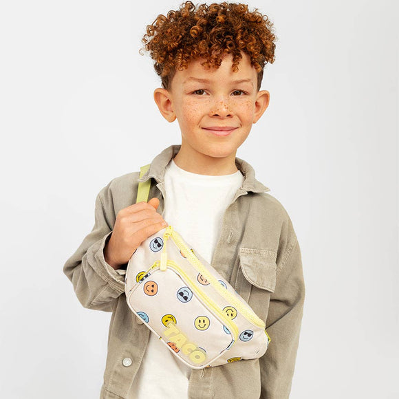 Charles - Smiley Cream Belt Bag