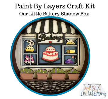 Our Little Bakery Shadow Box Kit - 0