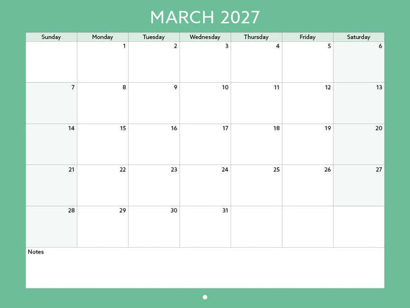 2027 Toronto Neighbourhood Calendar - 12" X 9"