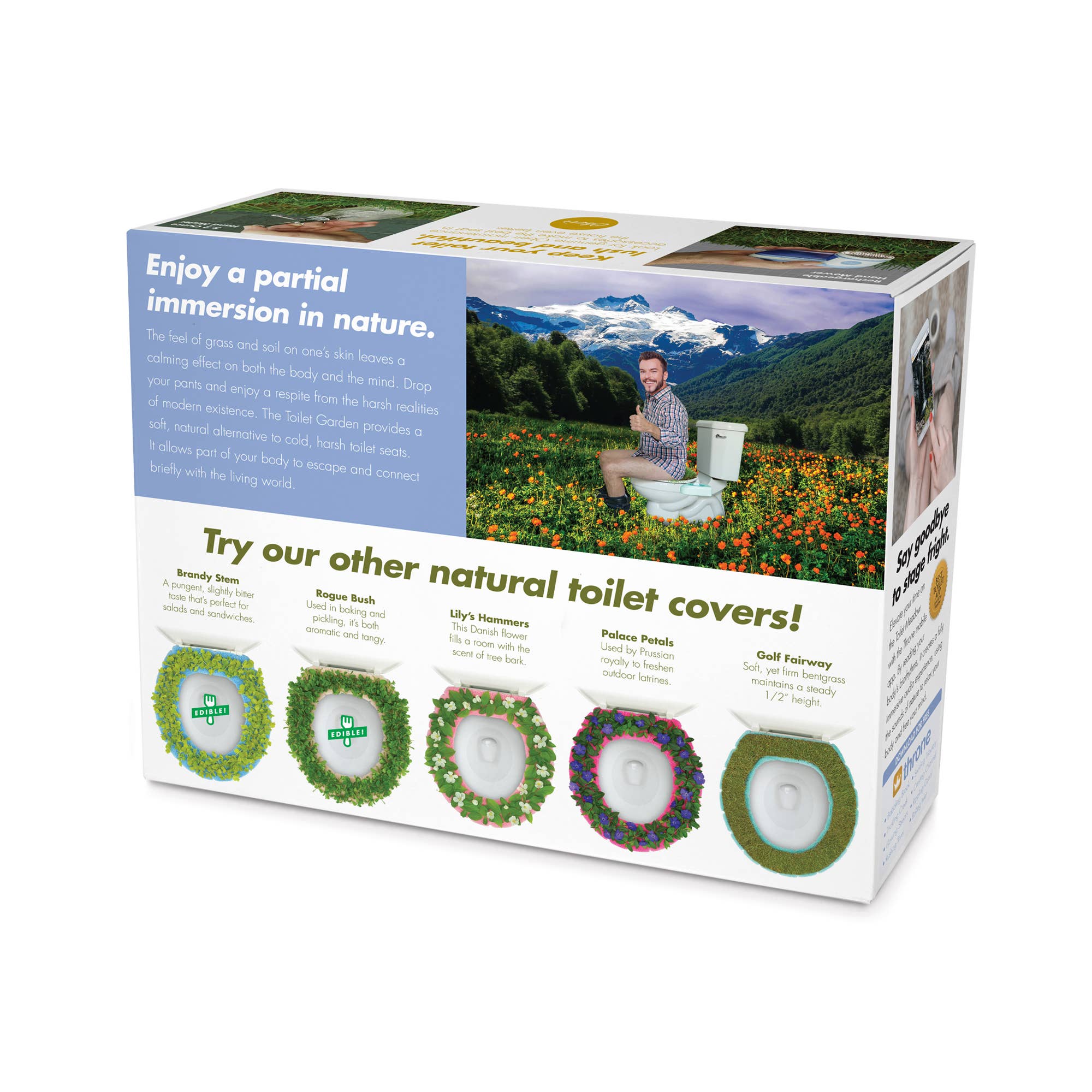 Prank Gift Box Toilet Meadow