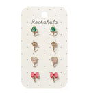 Jolly Christmas Clip On Earrings-1