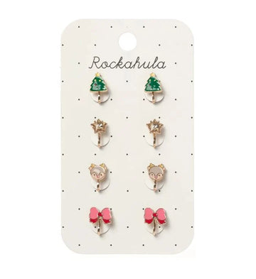 Jolly Christmas Clip On Earrings