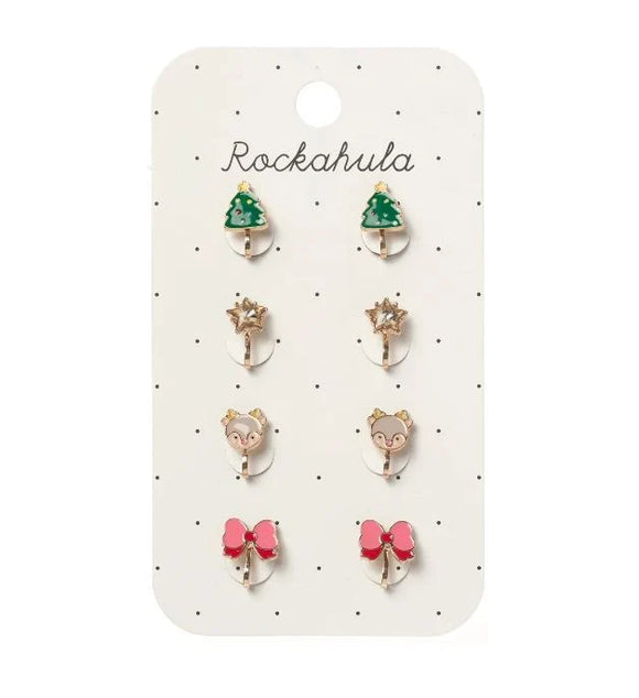 Jolly Christmas Clip On Earrings