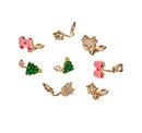 Jolly Christmas Clip On Earrings-2