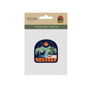 Canada Iron-On Woven Patch Moose Totem Pole Starry Night Arch Collectible Patch-2