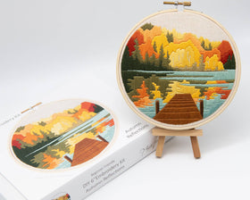 Autumn Reflections DIY Embroidery Kit