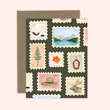 Canadian Stamps Card