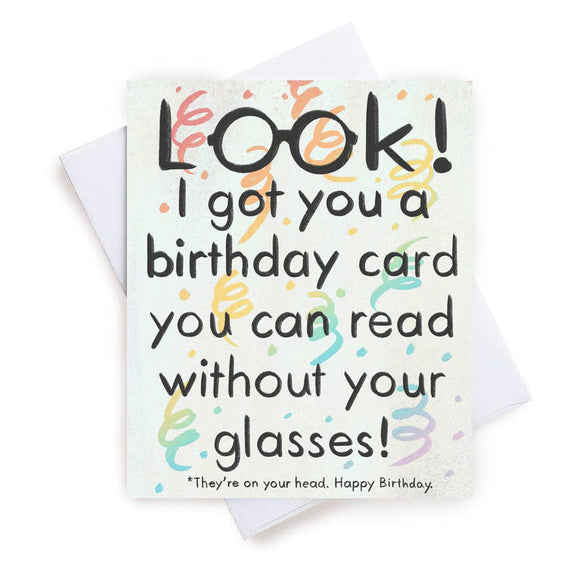 Birthday Glasses