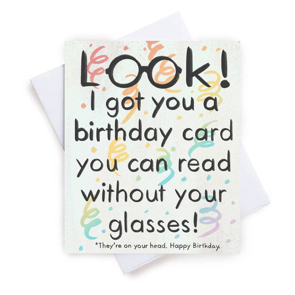 Birthday Glasses