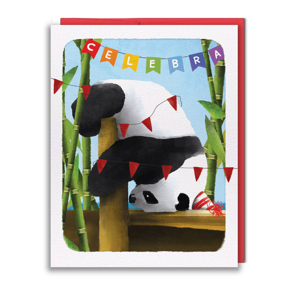 Greeting Card - Panda Celebrates