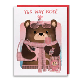 Greeting Card - Yes Way Rosé