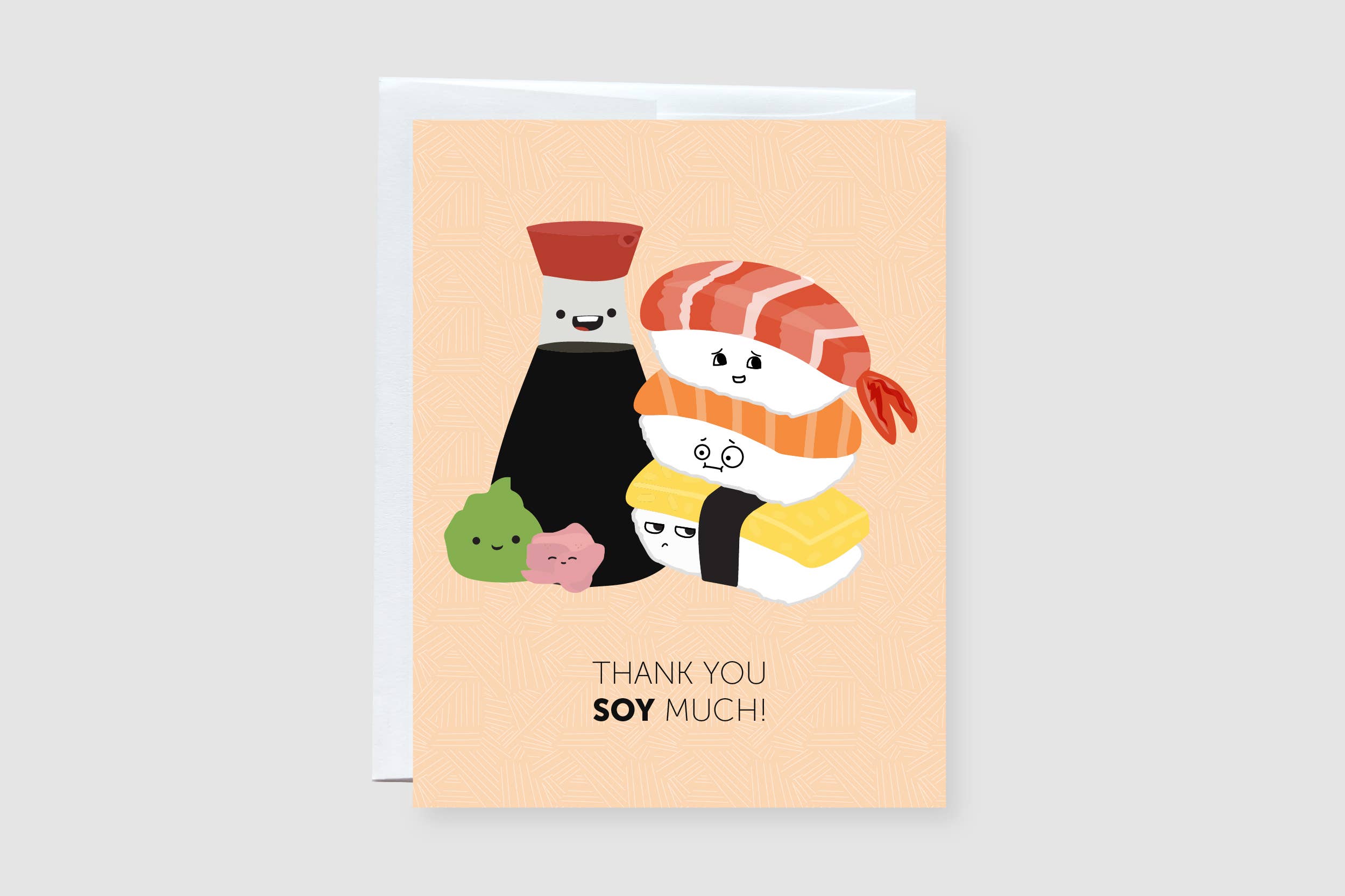 Thank You Soy Much Satin Coated Card