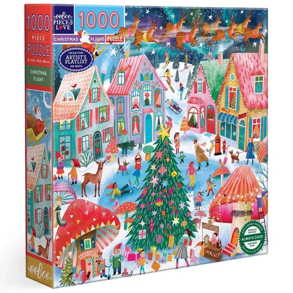 Christmas Flight 1000 Piece Puzzle