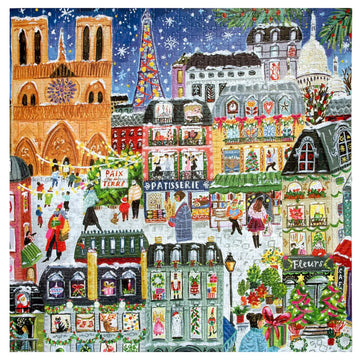 Paris Christmas 1000 Piece Puzzle - 0