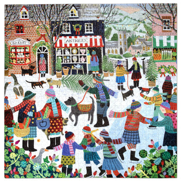 Christmas in the Square 1000 Piece Puzzle - 0